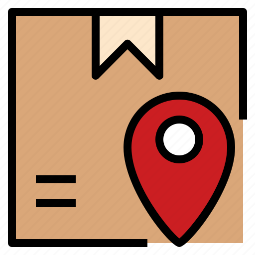 Destination, locate, location, map, pacel, pin icon - Download on Iconfinder