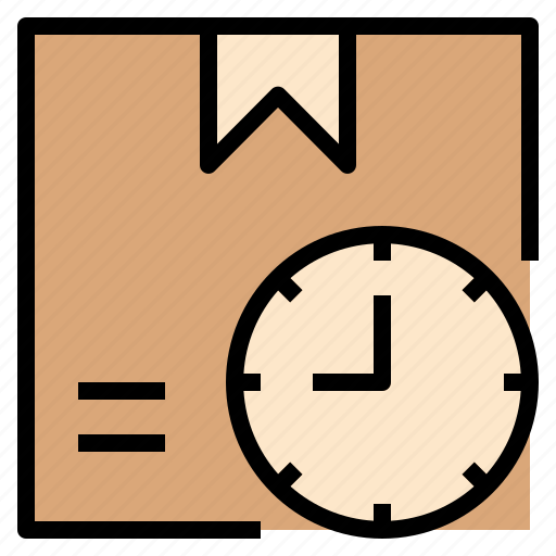 Clock, parcel, supplies, time icon - Download on Iconfinder
