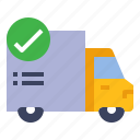check, logistic, sending, transport, vehicle