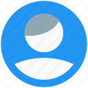 circle, round, single user, avatar