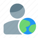 globe, earth, single user, world