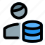 database, stack, server, single user 