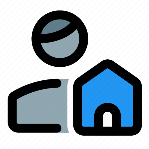 Home, single user, house, building icon - Download on Iconfinder