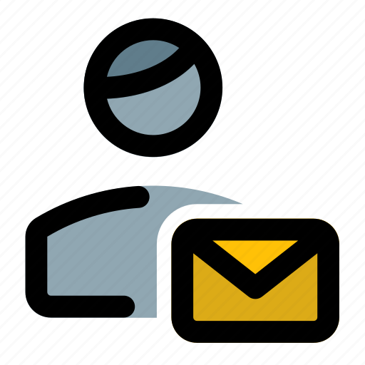 Mail, envelope, email, single user icon - Download on Iconfinder