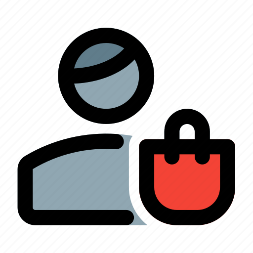 Shopping, bag, single user, buy, shop icon - Download on Iconfinder