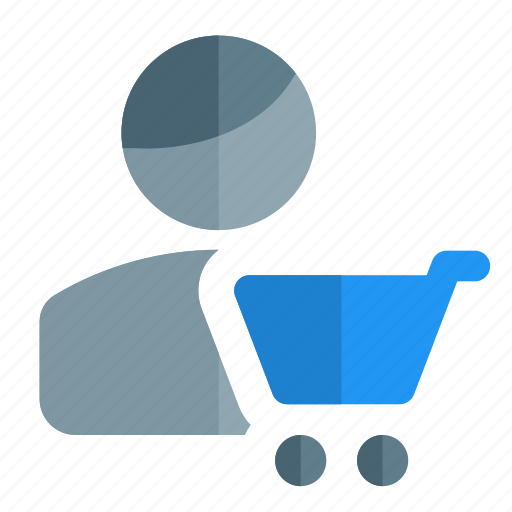 Cart, shopping, buy, single user icon - Download on Iconfinder