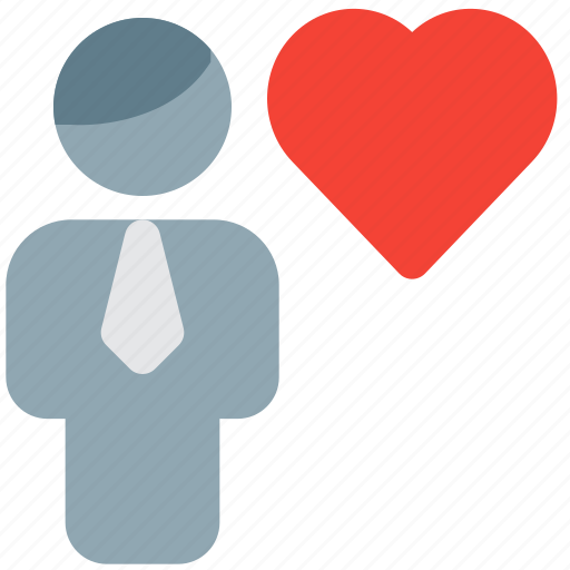 Single, man, heart, shape, love icon - Download on Iconfinder