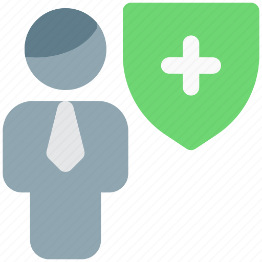 Single, man, shield, protection icon - Download on Iconfinder