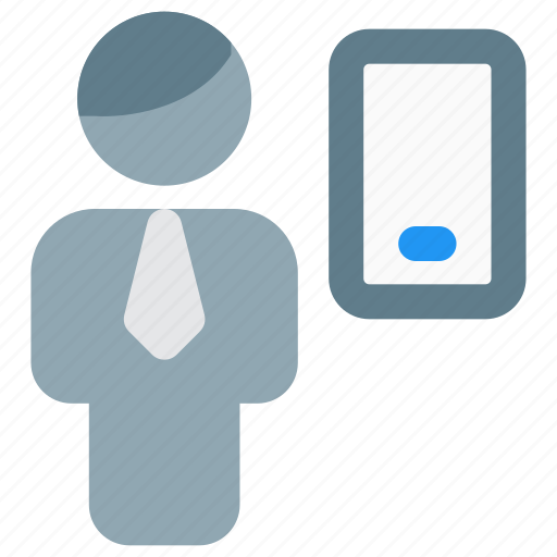 Single, man, smartphone, mobile icon - Download on Iconfinder