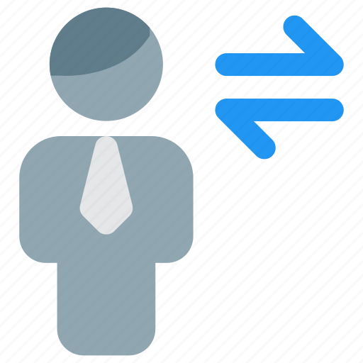 Single, man, transfer, arrows icon - Download on Iconfinder