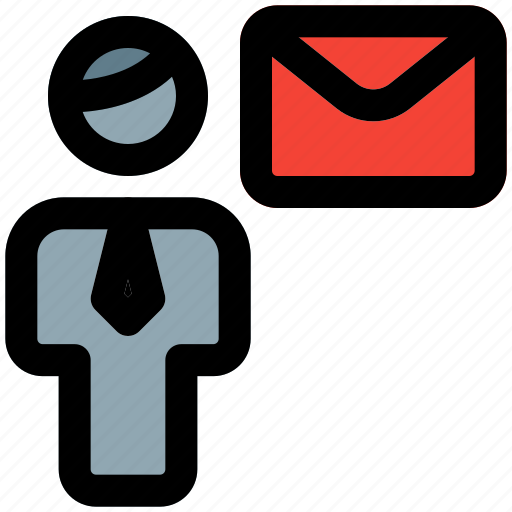 Mail, single man, envelope, email icon - Download on Iconfinder