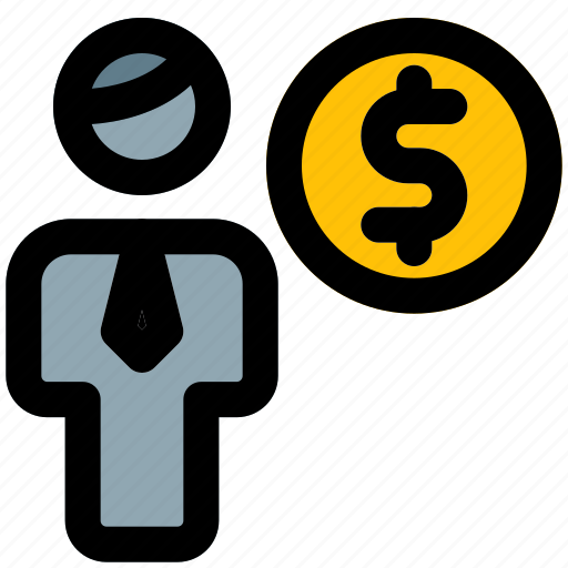 Money, single man, dollar, currency icon - Download on Iconfinder