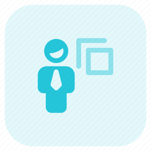 Bring, to, front, document, single user icon - Download on Iconfinder