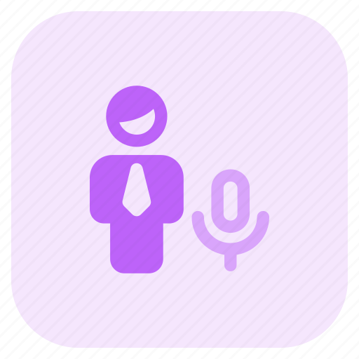 Record, microphone, audio, single user icon - Download on Iconfinder
