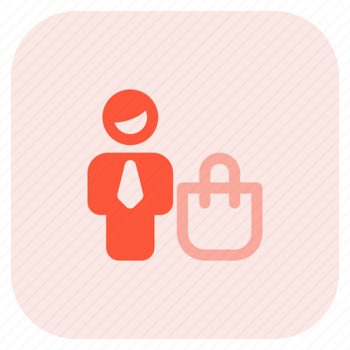 Shopping, bag, shop, single user icon - Download on Iconfinder