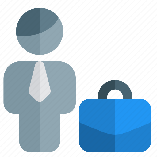 Briefcase, single user, suitcase, luggage icon - Download on Iconfinder