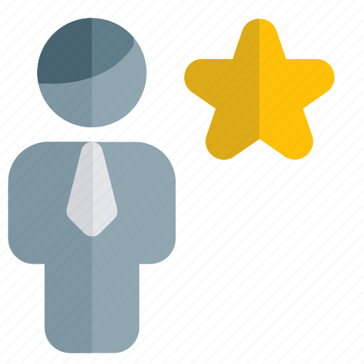 Star, single user, favorite, rating icon - Download on Iconfinder