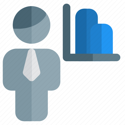 Statistic, single user, graph, statistics icon - Download on Iconfinder