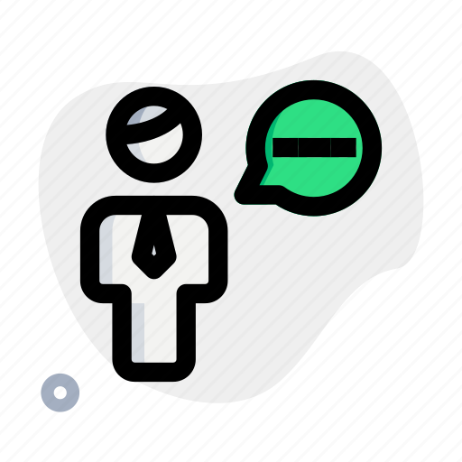 Chat, chat bubble, conversation, single user icon - Download on Iconfinder