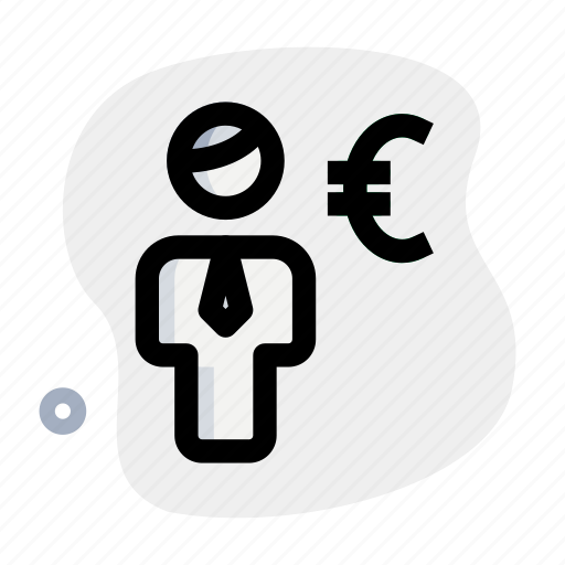 Money, euro, currency, single user icon - Download on Iconfinder