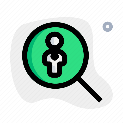 Search, magnifier, single user, glass icon - Download on Iconfinder