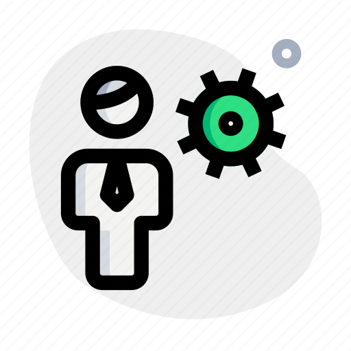 Setting, gear, single user, cogwheel icon - Download on Iconfinder