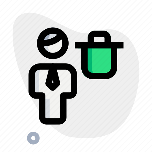 Trash, delete, recycle bin, single user icon - Download on Iconfinder