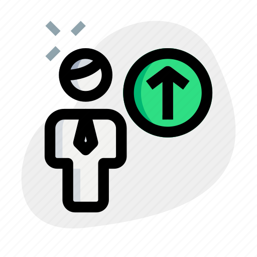 Upload, arrow, up, single user icon - Download on Iconfinder
