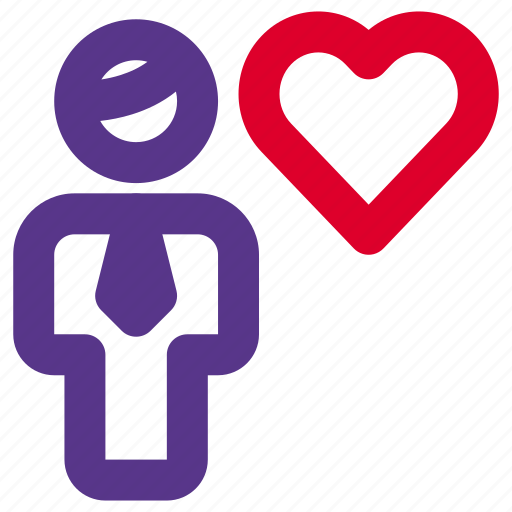 Heart, shape, like, single user icon - Download on Iconfinder
