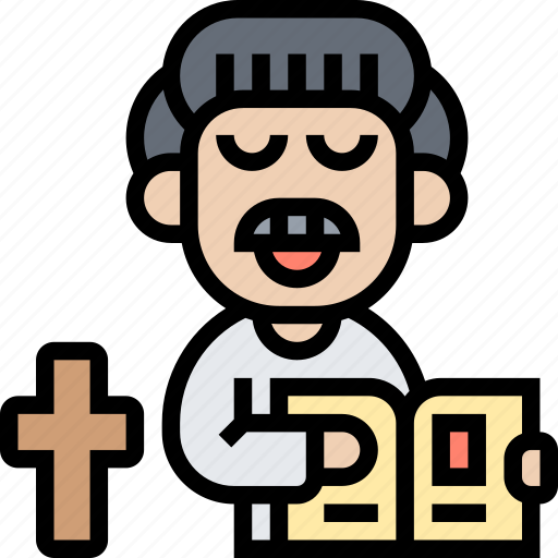 Priest, catholic, religion, leader, pastor icon - Download on Iconfinder