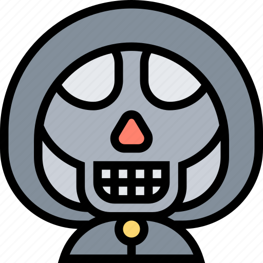 Reaper, grim, death, skeleton, skull icon - Download on Iconfinder