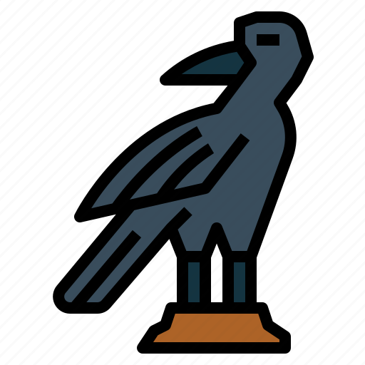 Crow, raven, bird, animal, spooky icon - Download on Iconfinder