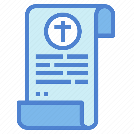 Sermon, church, paper, speech, cross icon - Download on Iconfinder