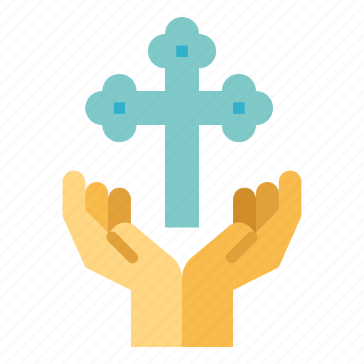 Mantra, pray, hand, religion, cross icon - Download on Iconfinder