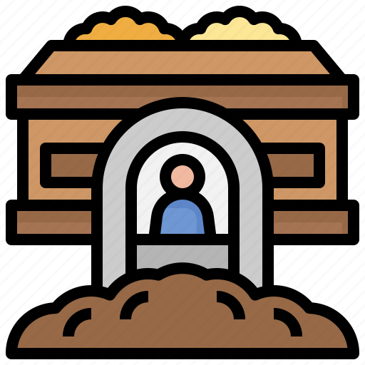 Burial, casket, coffin, death, funeral, mourning, tomb icon - Download on Iconfinder