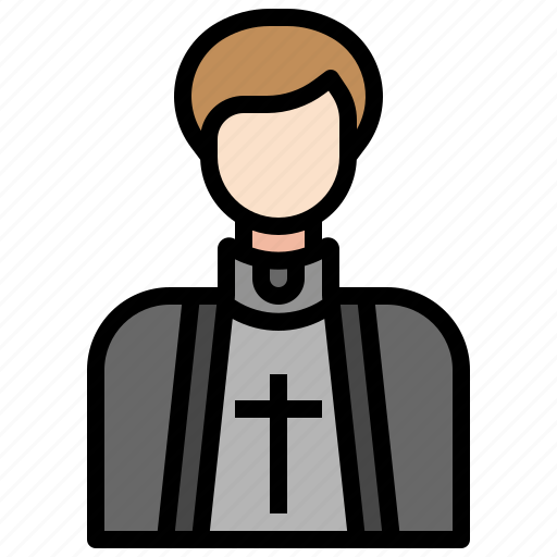 Avatar, christian, cultures, pastor, priest, profession, religious icon - Download on Iconfinder