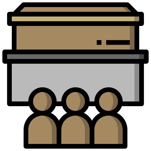 Coffin, cultures, dead, fear, funeral, graveyard, tomb icon - Free download