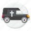 hearse, car, funeral, vehicle 