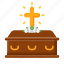 religious, funeral, religion, coffin 