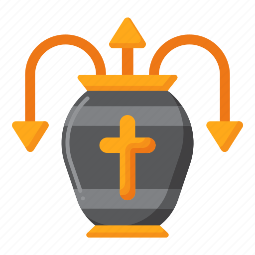 Scattering, ashes, funeral, unr, burial icon - Download on Iconfinder