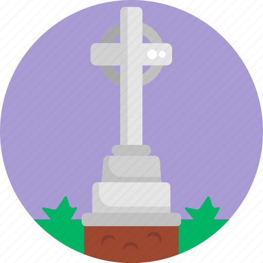 Grave, services, graveyard, cross, funeral, grave stone icon - Download on Iconfinder