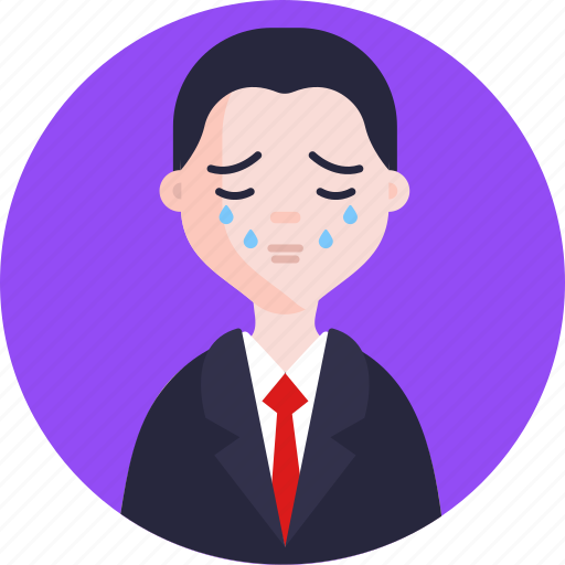 Crying, mourning, services, male, sad, funeral icon - Download on Iconfinder