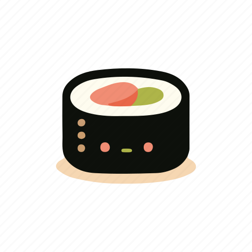 Sushi, nori, seaweed, sashimi, funny sushi, animated sushi, onigiri icon - Download on Iconfinder