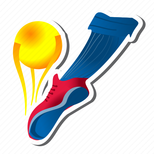 Ball, football, kicking, playing, soccer, sports, exercise icon - Download on Iconfinder