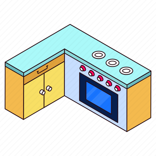Kitchen, cooking, gas, stove, cooker icon - Download on Iconfinder
