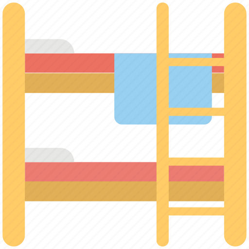 Bed, bunk bed, kid beds, loft bed, trundle bed, twins bed icon - Download on Iconfinder