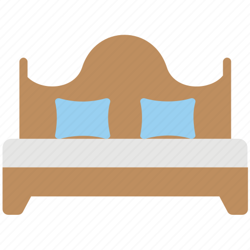 Bed, bedroom, double bed, furniture, queen bed icon - Download on Iconfinder