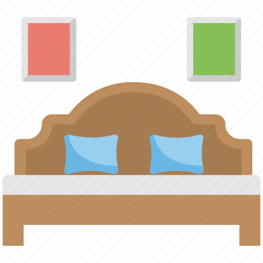 Bed, bedroom, double bed, furniture, king size bed icon - Download on Iconfinder