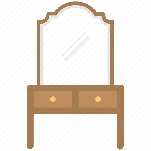 Dressing table, dressing vanity, furniture, vanity makeup table, vanity table icon - Download on Iconfinder