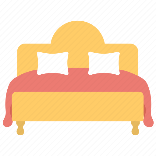 Bed, bedroom, double bed, furniture, king size bed icon - Download on Iconfinder